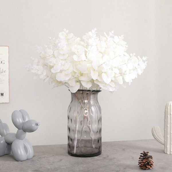 Doho Leaf Simulation Artificial Flowers Decorative Eucalyptus Flowers