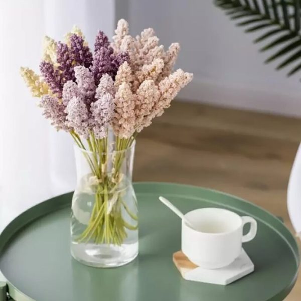 Dora Artificial Flowers Wheat Grain Plants Decor Bouquet