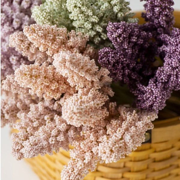 Dora Artificial Flowers Wheat Grain Plants Decor Bouquet