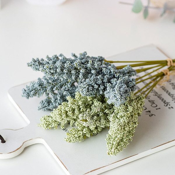 Dora Artificial Flowers Wheat Grain Plants Decor Bouquet