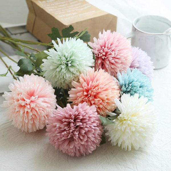 Fiffy Dandelion Artificial Flower Bouquets Flower Arrangement