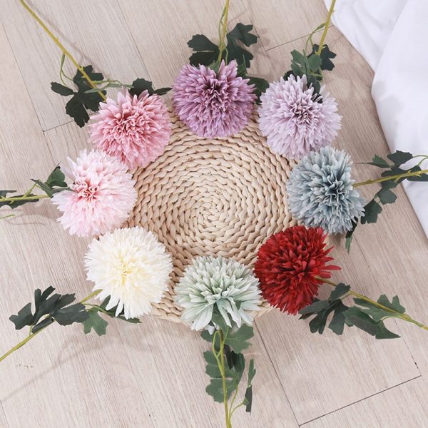 Fiffy Dandelion Artificial Flower Bouquets Flower Arrangement