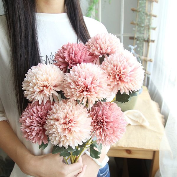 Fiffy Dandelion Artificial Flower Bouquets Flower Arrangement