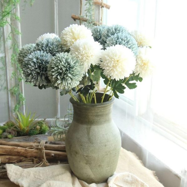 Fiffy Dandelion Artificial Flower Bouquets Flower Arrangement