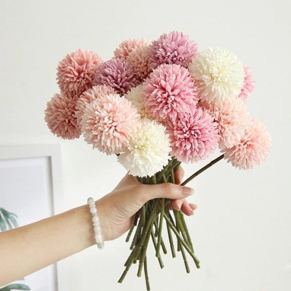 Fiffy Dandelion Artificial Flower Bouquets Flower Arrangement