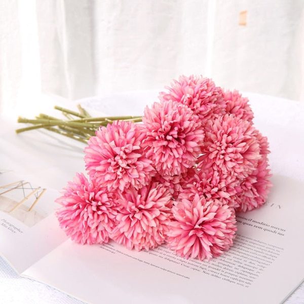 Fiffy Dandelion Artificial Flower Bouquets Flower Arrangement
