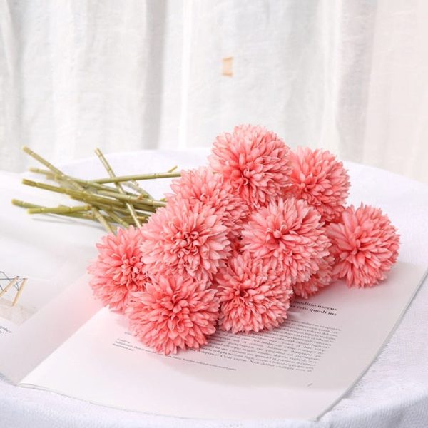 Fiffy Dandelion Artificial Flower Bouquets Flower Arrangement