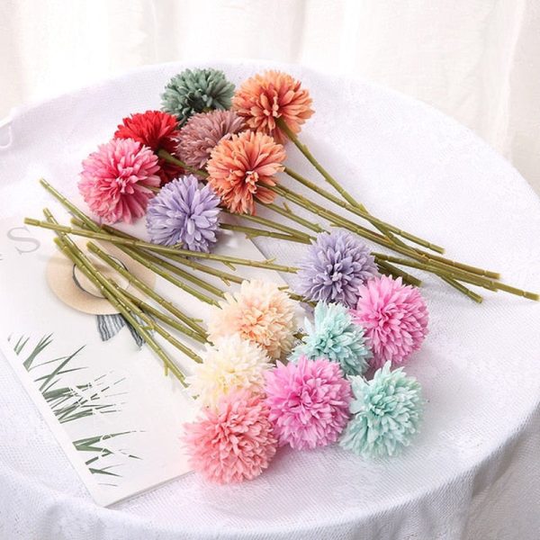 Fiffy Dandelion Artificial Flower Bouquets Flower Arrangement