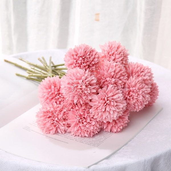 Fiffy Dandelion Artificial Flower Bouquets Flower Arrangement