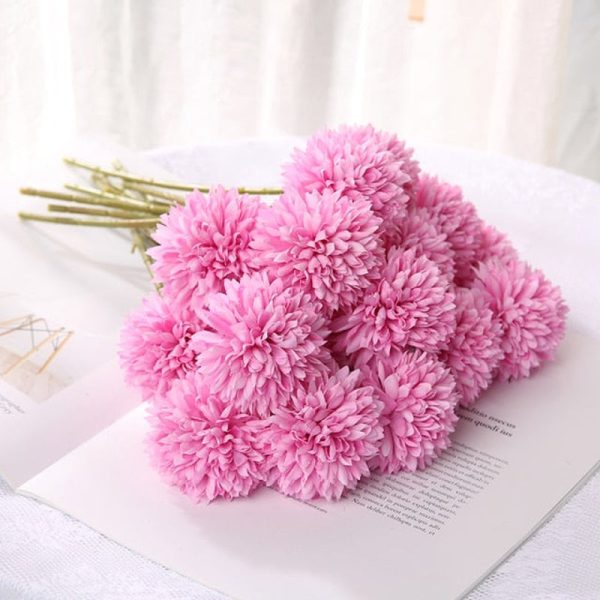 Fiffy Dandelion Artificial Flower Bouquets Flower Arrangement