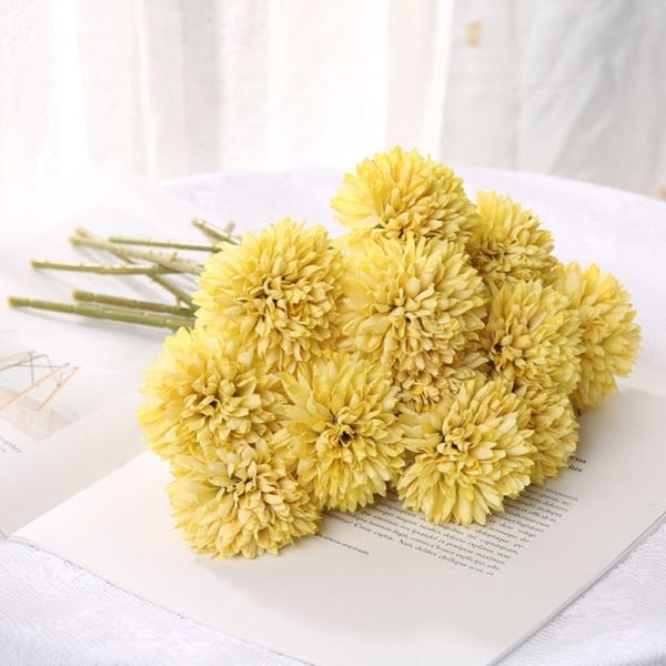 Fiffy Dandelion Artificial Flower Bouquets Flower Arrangement