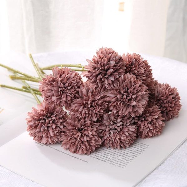 Fiffy Dandelion Artificial Flower Bouquets Flower Arrangement