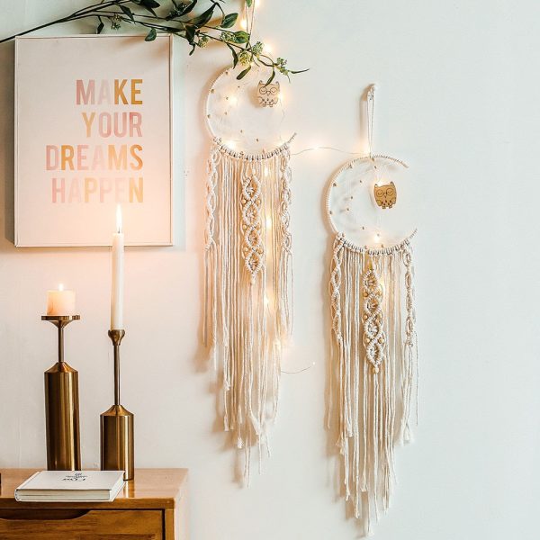 Macramo Nursery Ornament Decor Wall Hanging Tapestry Dream Catcher