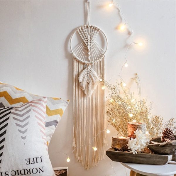 Macramo Nursery Ornament Decor Wall Hanging Tapestry Dream Catcher