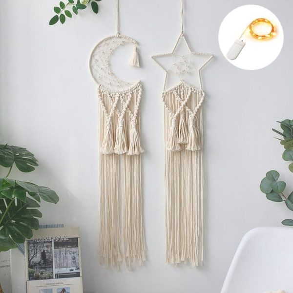 Macramo Nursery Ornament Decor Wall Hanging Tapestry Dream Catcher