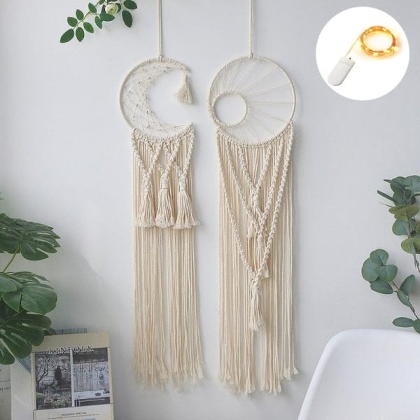 Macramo Nursery Ornament Decor Wall Hanging Tapestry Dream Catcher