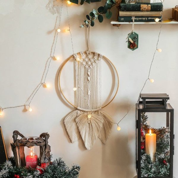 Macramo Nursery Ornament Decor Wall Hanging Tapestry Dream Catcher