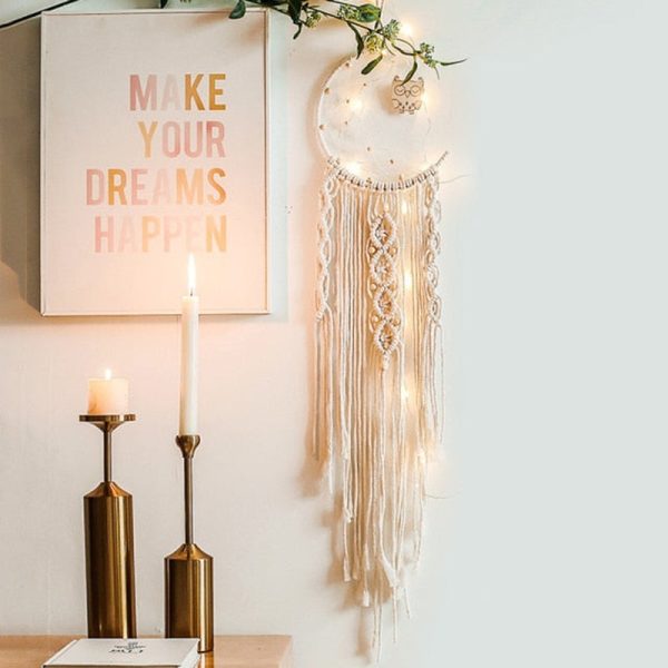 Macramo Nursery Ornament Decor Wall Hanging Tapestry Dream Catcher