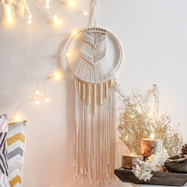 Macramo Nursery Ornament Decor Wall Hanging Tapestry Dream Catcher