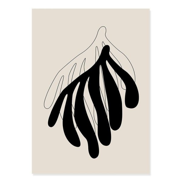 Minimalist Abstract Line Art Canvas Paintings