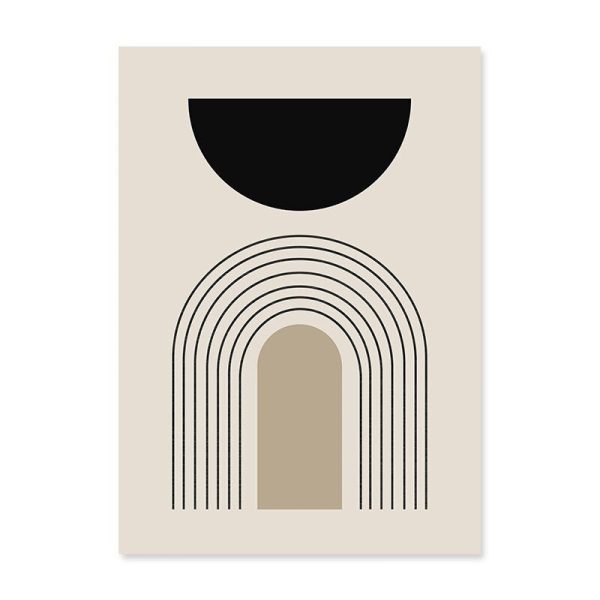 Minimalist Abstract Line Art Canvas Paintings