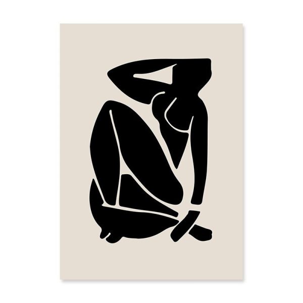 Abstract Human Figure Canvas Visual Artworks