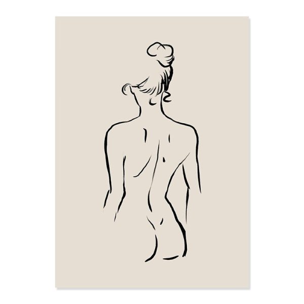 Abstract Human Figure Canvas Visual Artworks