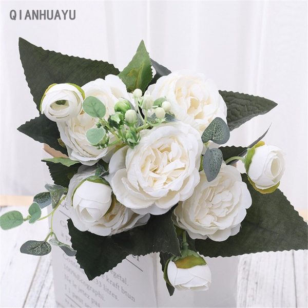Tina's Peony Artificial Flowers Diy Fake Plants Bouquet