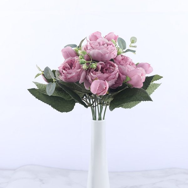Tina's Peony Artificial Flowers Diy Fake Plants Bouquet
