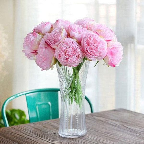 Tina's Peony Artificial Flowers Diy Fake Plants Bouquet