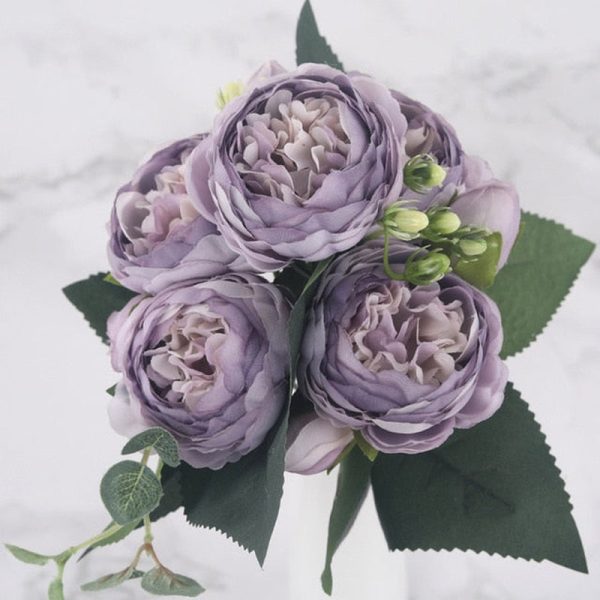 Tina's Peony Artificial Flowers Diy Fake Plants Bouquet