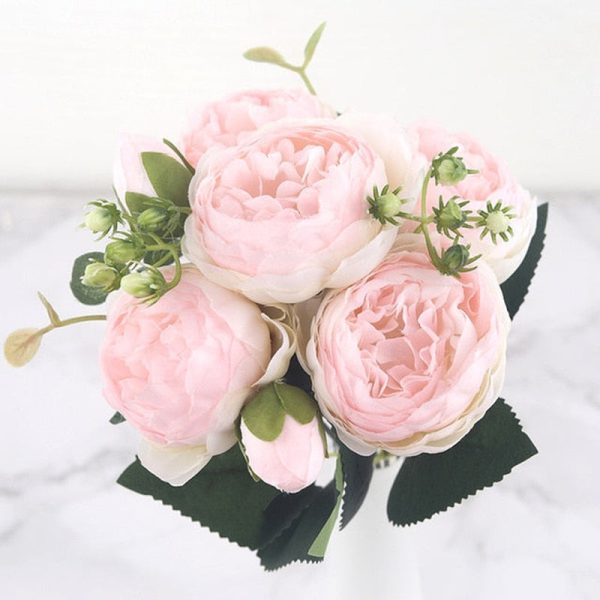 Tina's Peony Artificial Flowers Diy Fake Plants Bouquet