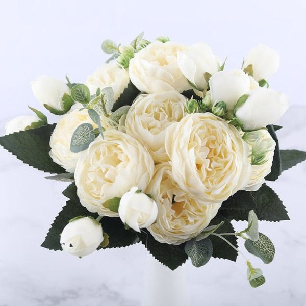 Tina's Peony Artificial Flowers Diy Fake Plants Bouquet