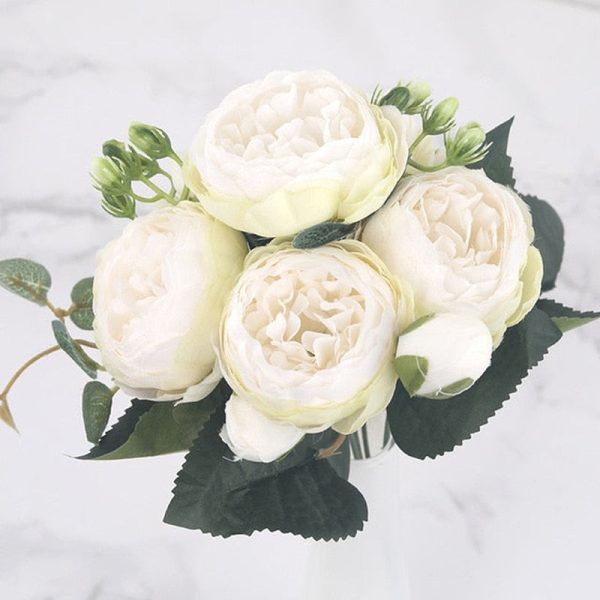 Tina's Peony Artificial Flowers Diy Fake Plants Bouquet