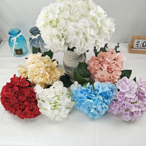 Vinny Artificial Hydrangea Flowers Blooming  Flower Branch