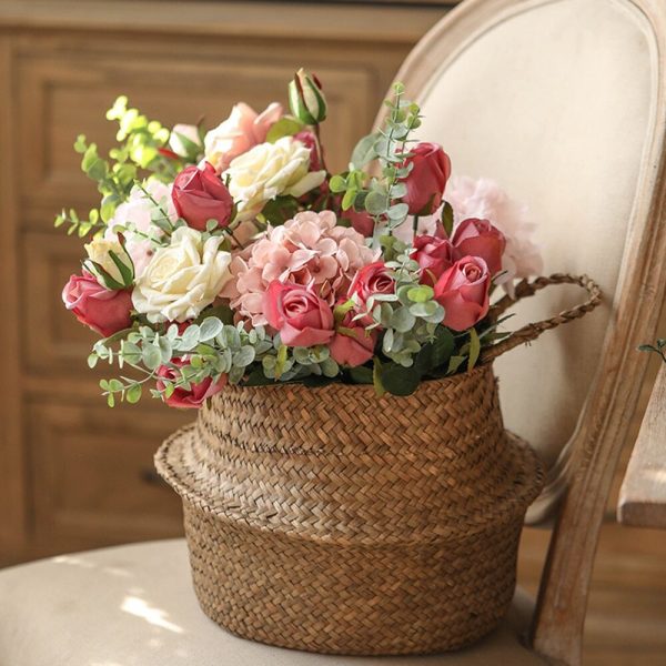 Vinny Artificial Hydrangea Flowers Blooming  Flower Branch