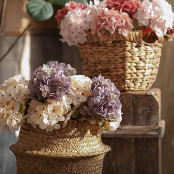 Vinny Artificial Hydrangea Flowers Blooming  Flower Branch