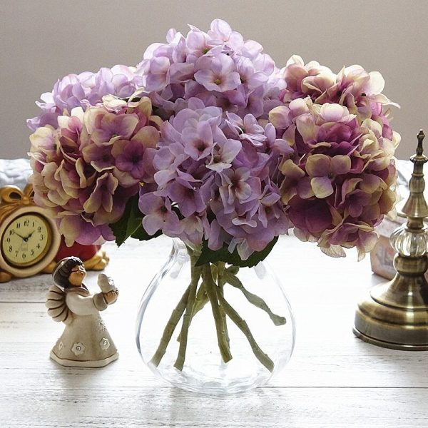 Vinny Artificial Hydrangea Flowers Blooming  Flower Branch