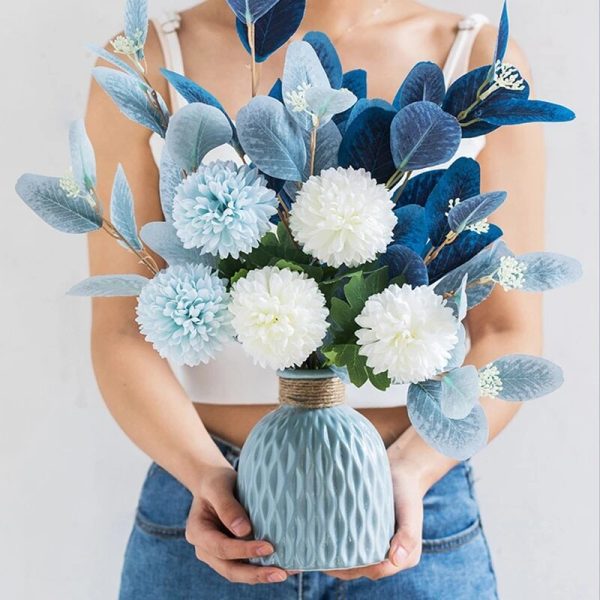 Zolu Artificial Flower Decoration Silk Plastic Plant Bouquets