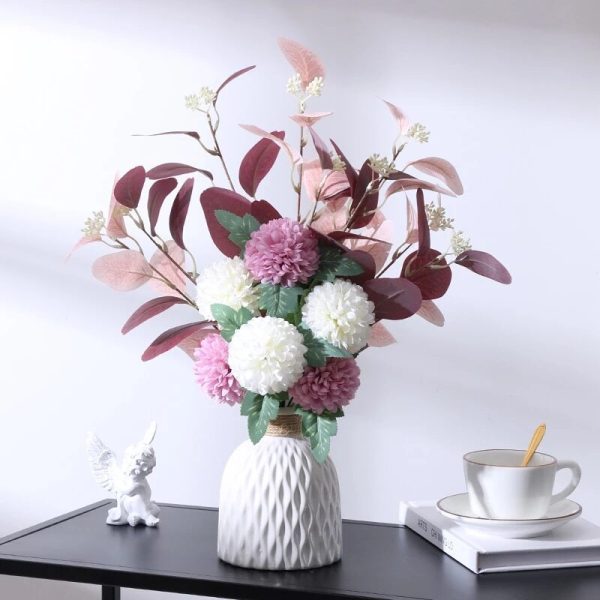 Zolu Artificial Flower Decoration Silk Plastic Plant Bouquets